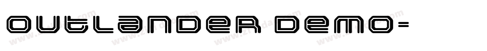 Outlander Demo字体转换